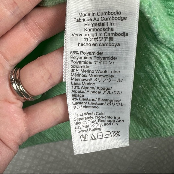 J. Crew Light Green Rollneck Supersoft Yarn Sweater - Picture 4 of 5